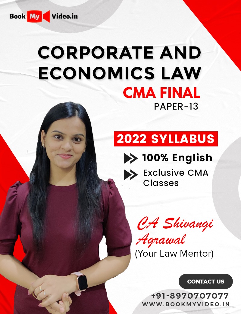 CMA Final Law - Corporate & Economic Laws by CA Shivangi Agrawal (English) 